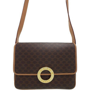 Celine Macadam Circle Logo Shoulder Bag